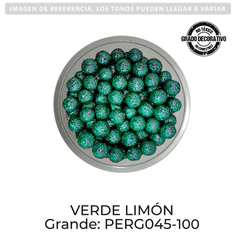 Perla Diamantada Grande 3.52 oz  (100 gr) (Large Diamond Sugar Pearl)