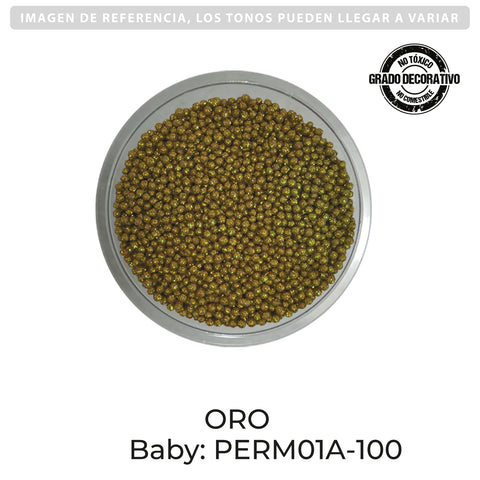 Perla Diamantada Baby 3.52 oz (100 gr) (Baby Diamond Sugar Pearl)