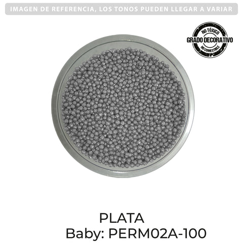 Perla Diamantada Baby 3.52 oz (100 gr) (Baby Diamond Sugar Pearl)