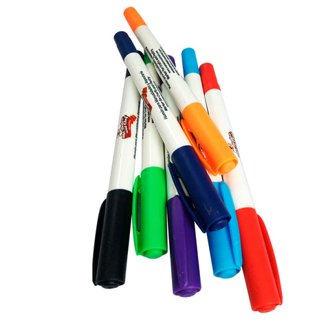 Set de bolígrafos de tinta comestible con doble punta de colores